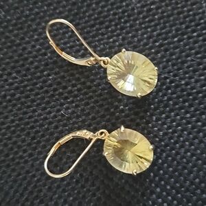 14kt Lemon Citrine Earrings